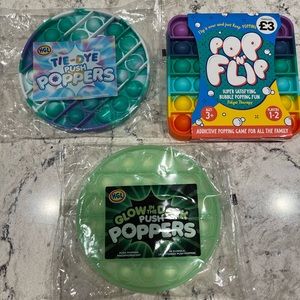 💕3-Pack push poppers